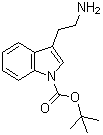 3-(2-Aminoethyl)-1H-indole-1-carboxylic acid 1,1-dimethylethyl ester molecular structure (CAS 167015-84-1)