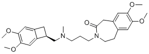 Ivabradine R-Enantiomer Hydrochloride molecular structure (CAS 167072-91-5)