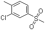 结构式 CAS# 1671-18-7, 2-氯-4-(甲磺酰基)甲苯