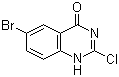 结构式 CAS# 167158-70-5, 6-溴-2-氯喹唑啉-4(3H)-酮