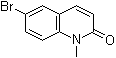 结构式 CAS# 16717-25-2, 6-溴-1-甲基-2(1H)-喹啉酮