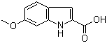 6-Methoxyindole-2-carboxylic acid molecular structure (CAS 16732-73-3)