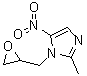 2-Methyl-5-nitro-1-(2-oxiranylmethyl)-1H-imidazole molecular structure (CAS 16773-52-7)
