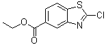 结构式 CAS# 1680191-38-1, 2-氯-5-苯并噻唑羧酸乙酯