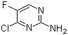 4-Chloro-5-fluoro-2-pyrimidinamine molecular structure (CAS 1683-75-6)