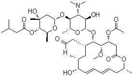 structure of CAS# 16846-24-5, Josamycin;Kitasamycin A3; Turimycin A5; Vilprafen; Wilprafen