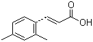 结构式 CAS# 1685-80-9, 2,4-二甲基肉桂酸; 3-(2,4-二甲基苯基)-2-丙烯酸