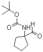 (1-Formylcyclopentyl)carbamic acid tert-butyl ester molecular structure (CAS 168539-99-9)
