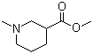 1-甲基-3-哌啶甲酸甲酯分子结构 (CAS 1690-72-8)