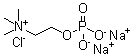 结构式 CAS# 16904-96-4, 磷酰胆碱二钠盐