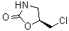 结构式 CAS# 169048-83-3, (5S)-5-(氯甲基)-1,3-恶唑烷-2-酮