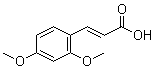trans-2,4-Dimethoxycinnamic acid molecular structure (CAS 16909-09-4)