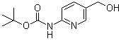 structure of CAS# 169280-83-5, tert-Butyl [5-(hydroxymethyl)pyridin-2-yl]carbamate;2-(tert-Butoxycarbonylamino)-5-(hydroxymethyl)pyridine; 6-(N-tert-Butoxycarbonylamino)-3-hydroxymethylpyridine