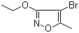 4-Bromo-3-ethoxy-5-methylisoxazole molecular structure (CAS 169310-98-9)