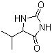 structure of CAS# 16935-34-5, 5-Isopropylhydantoin;5-(1-Methylethyl)-2,4-imidazolidinedione