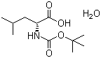 结构式 CAS# 16937-99-8, BOC-D-亮氨酸; N-叔丁氧羰基-D-亮氨酸