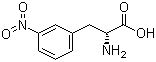 结构式 CAS# 169530-97-6, 3-硝基-D-苯丙氨酸; D-3-硝基苯丙氨酸