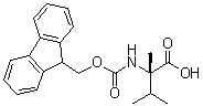 结构式 CAS# 169566-81-8, N-[芴甲氧羰基]-2-甲基-L-缬氨酸