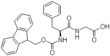 Fmoc-Phenylalanyl-glycine molecular structure (CAS 169624-67-3)