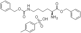 N-Benzyloxycarbonyl-L-lysine benzyl ester p-toluenesulfonate molecular structure (CAS 16964-83-3)