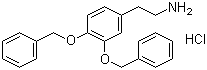 3,4-Dibenzyloxyphenethylamine hydrochloride molecular structure (CAS 1699-56-5)