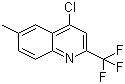 结构式 CAS# 1701-26-4, 4-氯-6-甲基-2-(三氟甲基)喹啉
