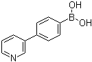 结构式 CAS# 170230-28-1, 4-(吡啶-3-基)苯基硼酸