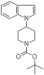 4-(1H-Indol-1-yl)-1-piperidinecarboxylic acid tert-butyl ester molecular structure (CAS 170364-89-3)