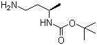 结构式 CAS# 170367-69-8, (R)-3-N-叔丁氧羰基氨基丁胺; (R)-3-N-叔丁氧羰基丁烷-1,3-二胺