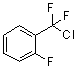 structure of CAS# 17054-13-6, 1-(Chlorodifluoromethyl)-2-fluorobenzene