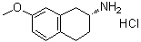 (R)-7-Methoxy-1,2,3,4-tetrahydronaphthalen-2-ylamine hydrochloride molecular structure (CAS 170638-05-8)