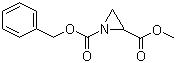 氮丙啶-1,2-二甲酸 1-苄酯 2-甲酯分子结构 (CAS 170701-87-8)