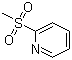 2-(甲磺酰基)吡啶分子结构 (CAS 17075-14-8)