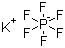 Potassium hexafluorophosphate molecular structure (CAS 17084-13-8)