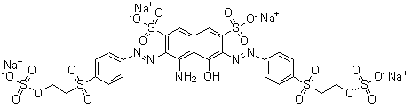 结构式 CAS# 17095-24-8, 活性黑 5