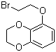 structure of CAS# 1710-62-9, 5-(2-Bromoethoxy)-1,4-benzodioxane;5-(2-Bromoethoxy)-2,3-dihydro-1,4-benzodioxine