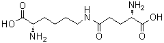结构式 CAS# 17105-15-6, epsilon-(gamma-L-谷氨酰)-L-赖氨酸