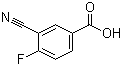 3-Cyano-4-fluorobenzoic acid molecular structure (CAS 171050-06-9)