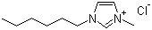 结构式 CAS# 171058-17-6, 1-己基-3-甲基咪唑鎓氯化物; 1-己基-3-甲基咪唑氯盐