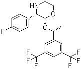 结构式 CAS# 171338-27-5, (2R,3S)-2-[(1R)-1-[3,5-双(三氟甲基)苯基)乙氧基]-3-(4-氟苯基)吗啉