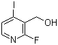 结构式 CAS# 171366-19-1, 2-氟-4-碘-3-吡啶甲醇