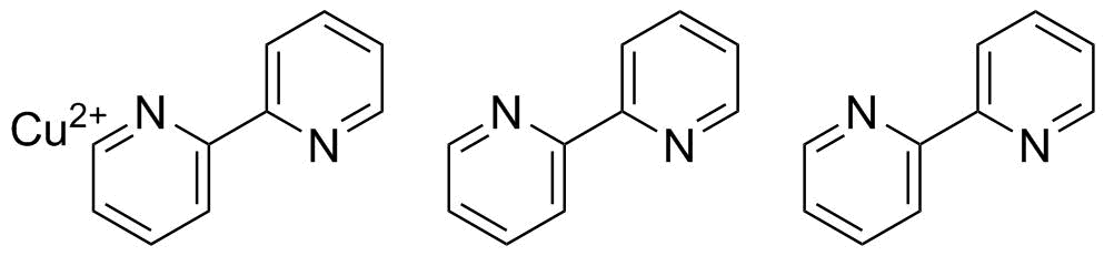 Tris(2,2 inverted exclamation marka-bipyridine)copper(2+) molecular structure (CAS 17168-72-8)