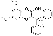 结构式 CAS# 171714-84-4, 达卢生坦