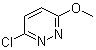 3-Chloro-6-methoxypyridazine molecular structure (CAS 1722-10-7)