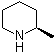 (2R)-2-甲基哌啶分子结构 (CAS 1722-95-8)