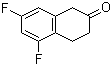 structure of CAS# 172366-38-0, 5,7-Difluoro-2-tetralone;5,7-Difluoro-3,4-dihydro-1H-naphthalen-2-one