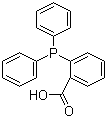 structure of CAS# 17261-28-8, 2-(Diphenylphosphino)benzoic acid