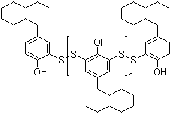 Nonylphenol disulfide oligomer molecular structure (CAS 172826-32-3)