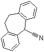 structure of CAS# 1729-63-1, 10,11-Dihydro-5H-dibenzo[a,d]cycloheptene-5-carbonitrile