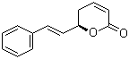 结构式 CAS# 17303-67-2, Goniothalamin; (6R)-(+)-5,6-二氢-6-苯乙烯基-2-吡喃酮
